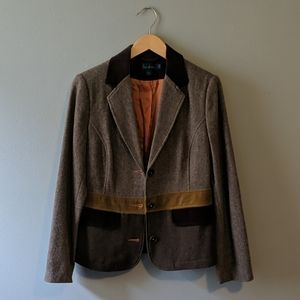 Boden Colorblock Wool Blazer